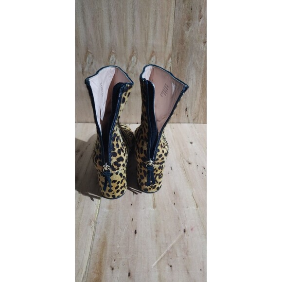 J. Crew Sadie ankle boots in leopard calf hair-on leather size 8.5 animal print - Picture 7 of 9